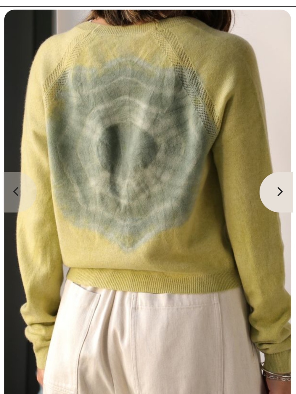 💚 100% Cashmere • Raquel Allegra Bjork Cardigan • Fern Portal Green